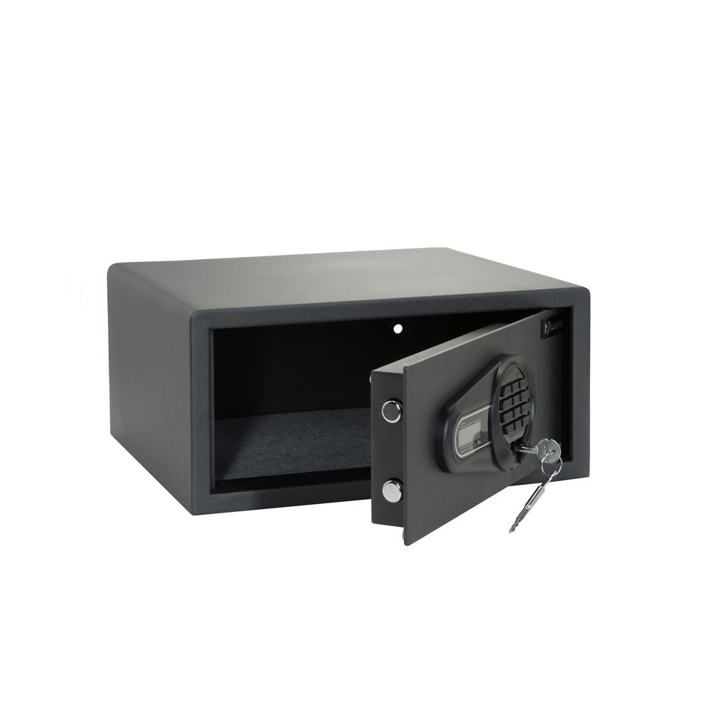 hjh OFFICE Safe Tresor SAFE COMPACT I Möbeltresor 25,5 l mit LED Display schwarz - 4064323013013