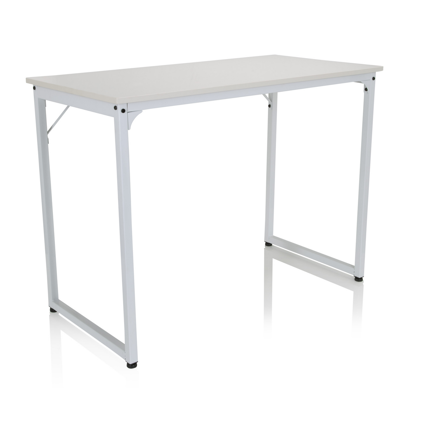 B-Ware Hjh Office Schreibtisch Tisch Arbeitsplatz Weiß Workspace I 100x50cm Siehe Text - 4064323013471
