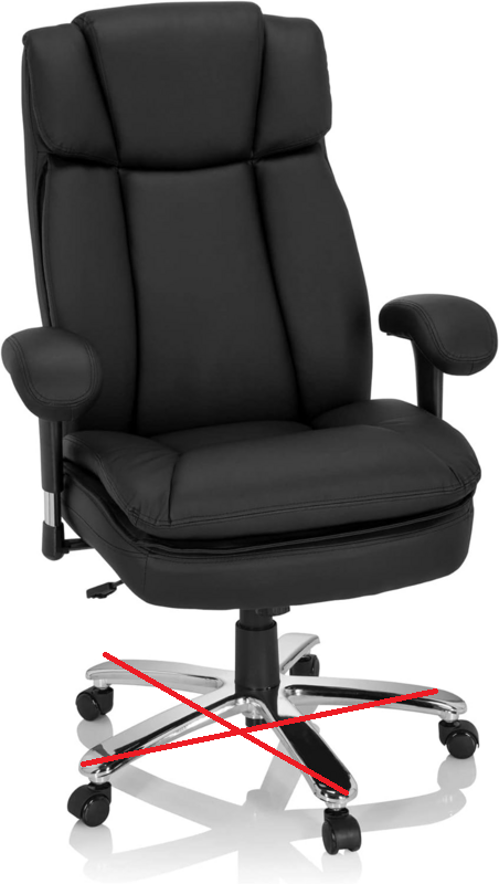 B-Ware Hjh Office Schwerlaststuhl Bürostuhl Builder Xxl Computerstuhl I Siehe Text/Foto - 4064323017318