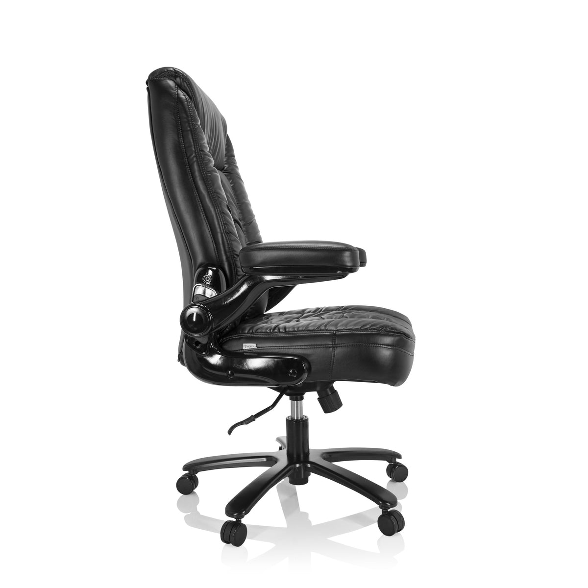 hjh OFFICE Schwerlaststuhl INSTRUCTOR III XXL Kunstleder schwarz 220kg belastbar - 4064323017493
