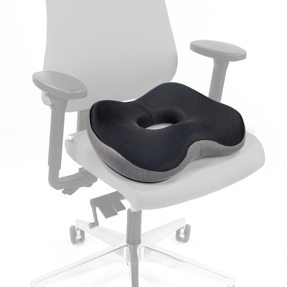 Hjh Office Sitzkissen Kissen Bürostuhl Schaumstoff Mesh Schwarz Memory Effekt    B-Ware - 4064323036807