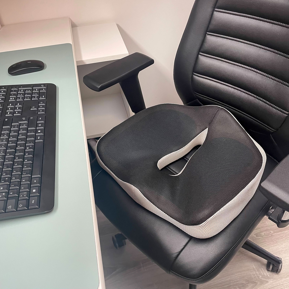 Hjh Office Sitzkissen Kissen Medisit Vii Gel Stoff Antirutsch Atmungsaktiv B-Ware - 4064323036814