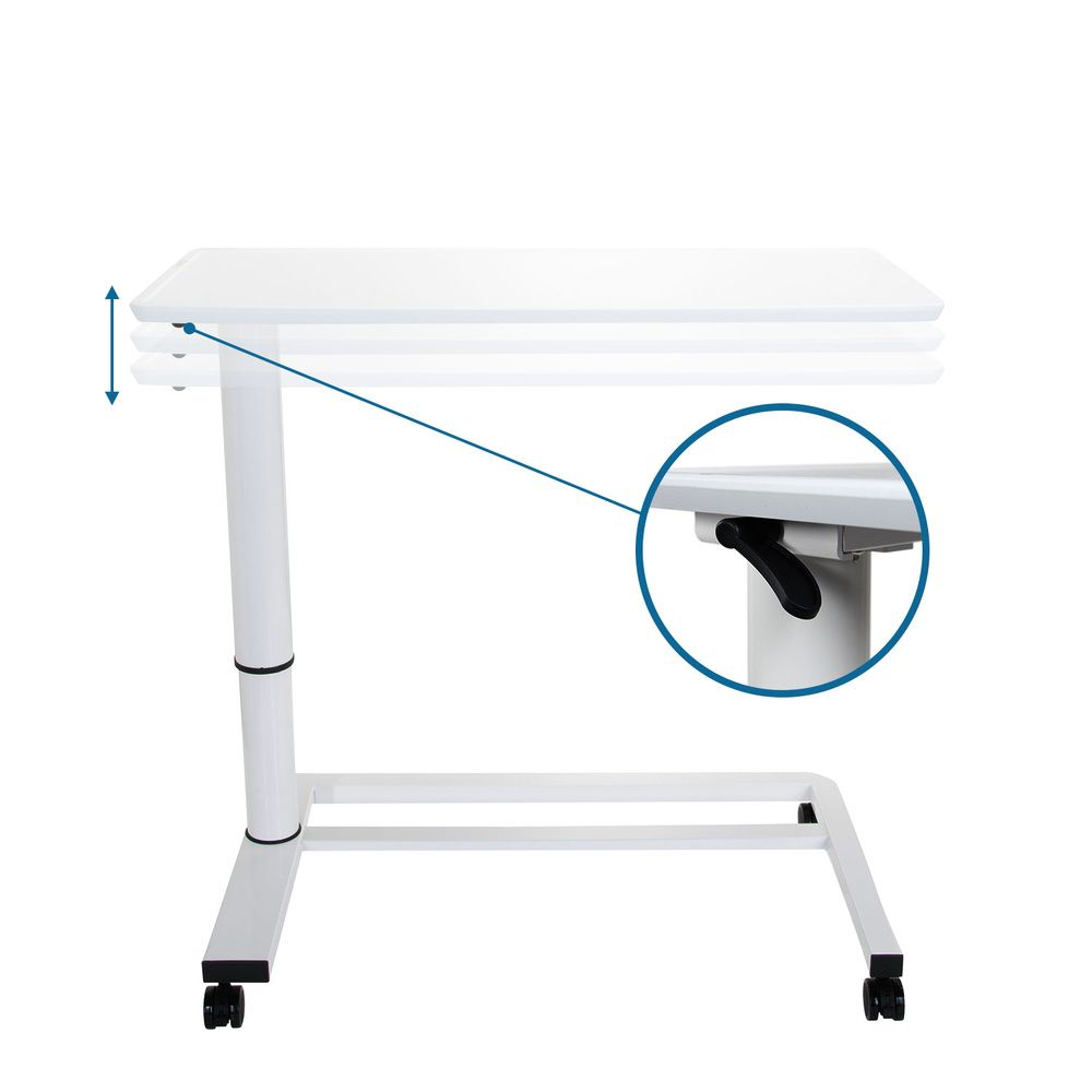 Hjh Office Stehtisch Beistelltisch Stand Ii Computertisch Büro 90 X 42 Cm Weiß B-Ware - 4064323013358