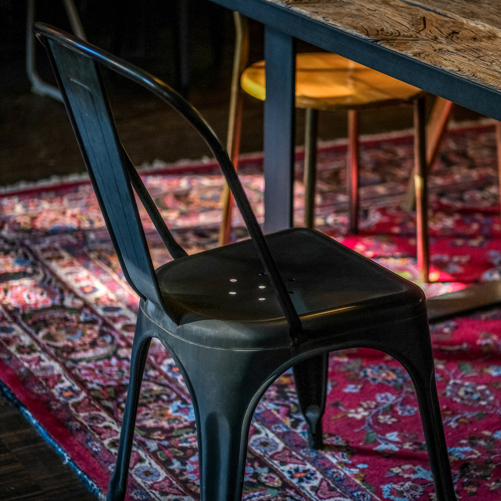 B-Ware Hjh Office Stuhl Sitzgelegenheit Bistrostuhl Vantaggio Brush Schwarz950