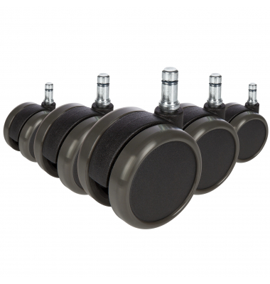 B-Ware Hjh Office Bürostuhlrollen Hartboden Rollen 10x65mm 5 Stück Rolo 2 Sets - 4260182534694