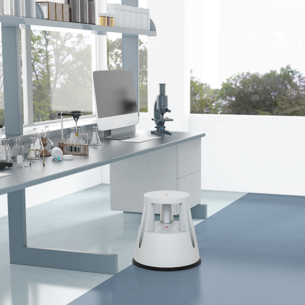 B-Ware Hjh Office Tio M I Tritthocker Hocker Tritt Rolltritt Rollhocker Sitzhocker Sitz - 4251084677237