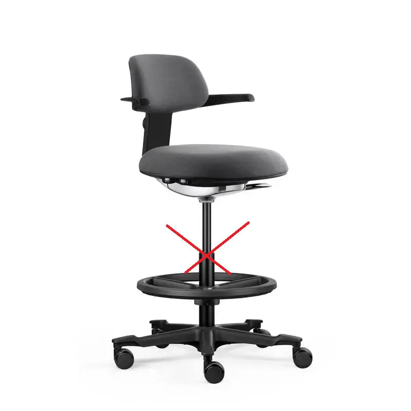 B-Ware Hjh Office Arbeitsstuhl Drehstuhl Top Work 40 Schwarz Stuhl Siehe Text/Foto - 4064323108047