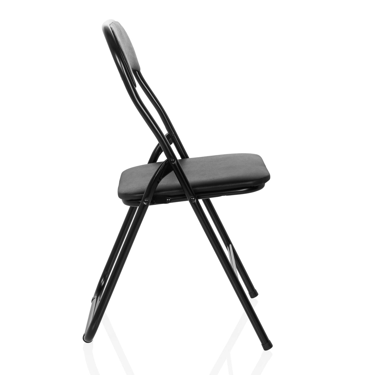 hjh OFFICE TUDELA BASIC PVC schwarz Konferenzstuhl Besucherstuhl Klappstuhl913 - 4064323037750