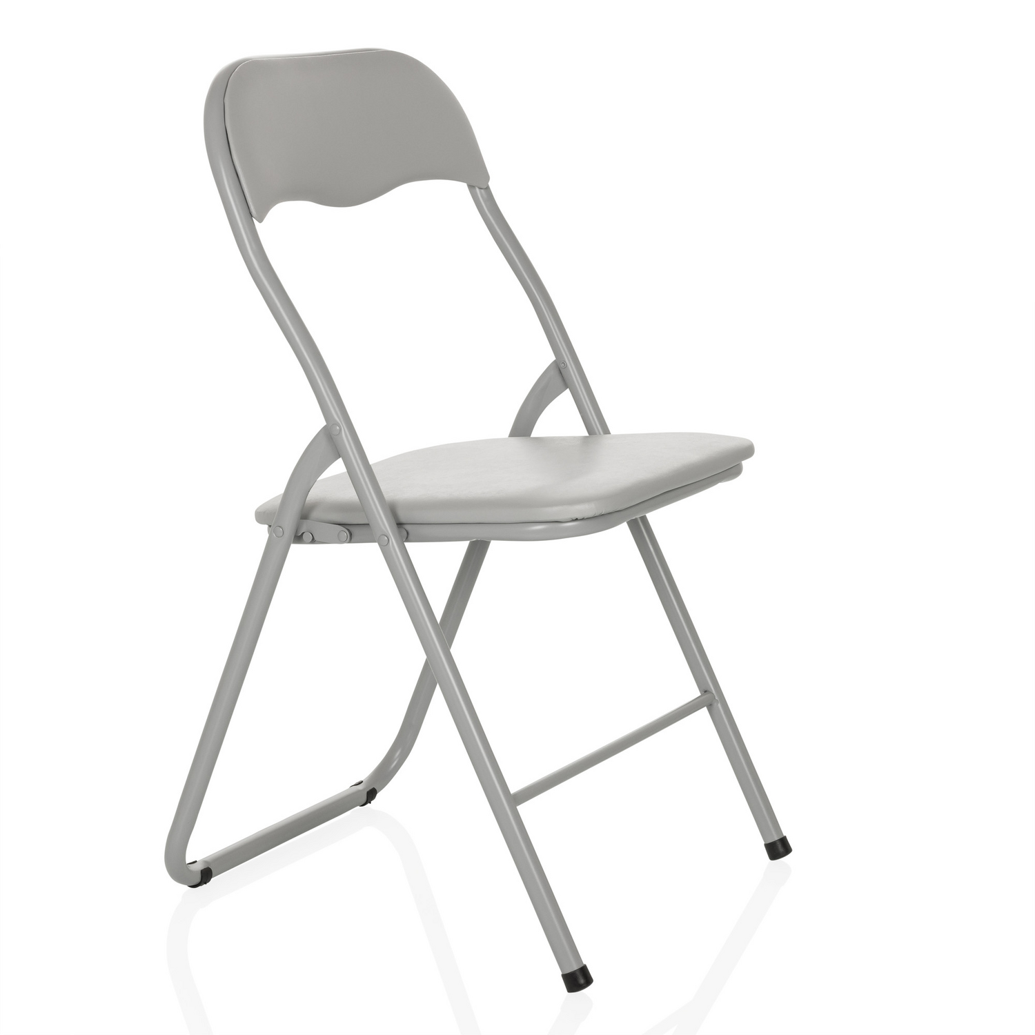B-Ware Hjh Office Tudela Basic Pvc Grau Konferenzstuhl Besucherstuhl Klappstuhl - 4064323037767