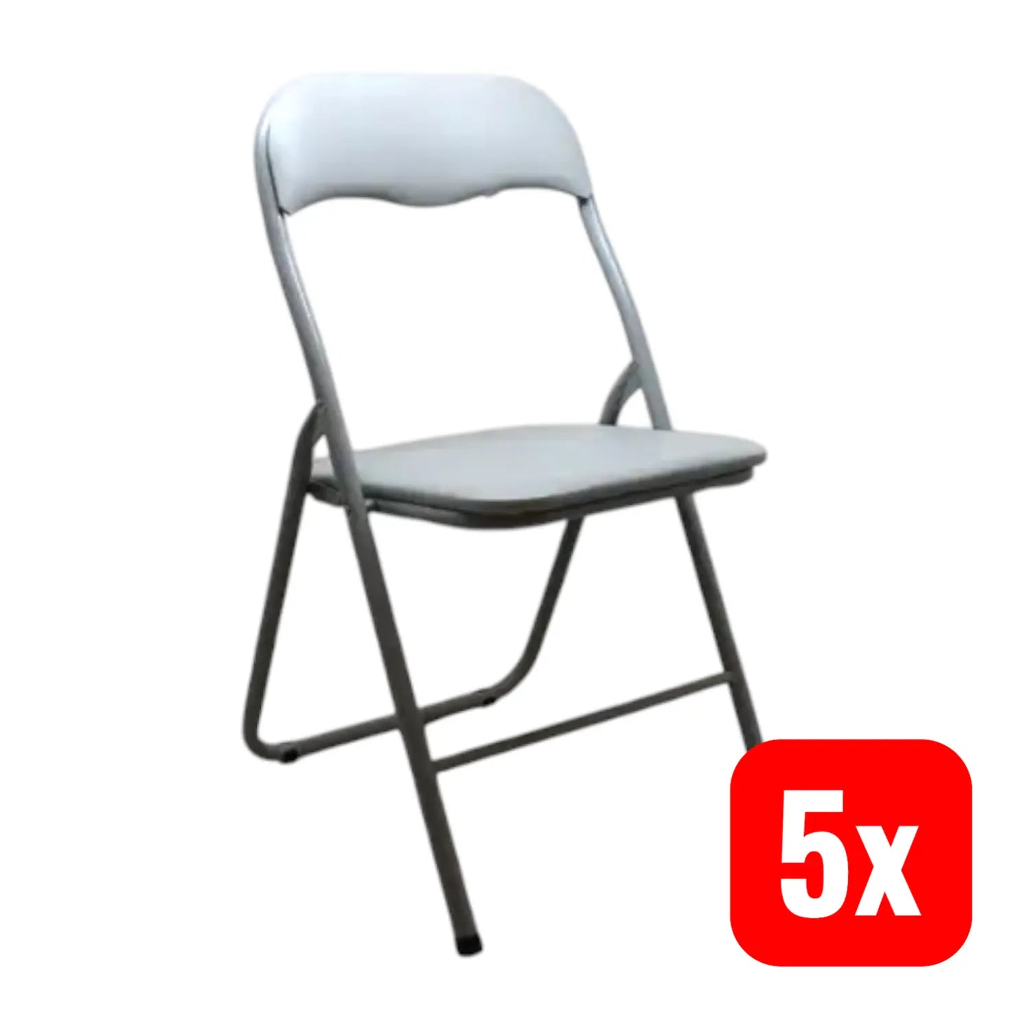 C-Ware Hjh Office Tudela Basic Pvc Grau Konferenz Klappstuhl Siehe Text 5 Stück - 4064323037767