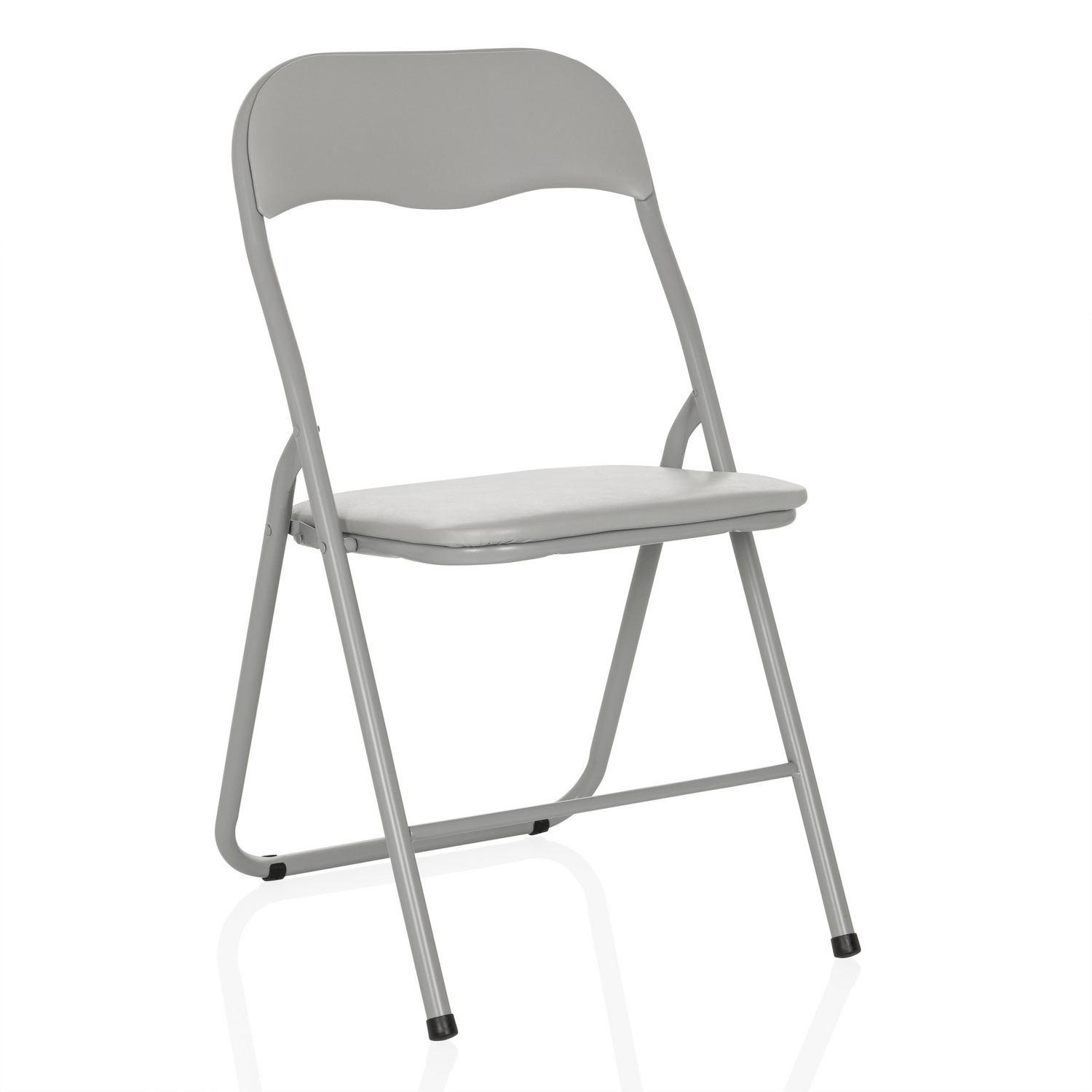 B-Ware Hjh Office Tudela Basic Pvc Grau Konferenzstuhl Besucherstuhl Klappstuhl - 4064323037767