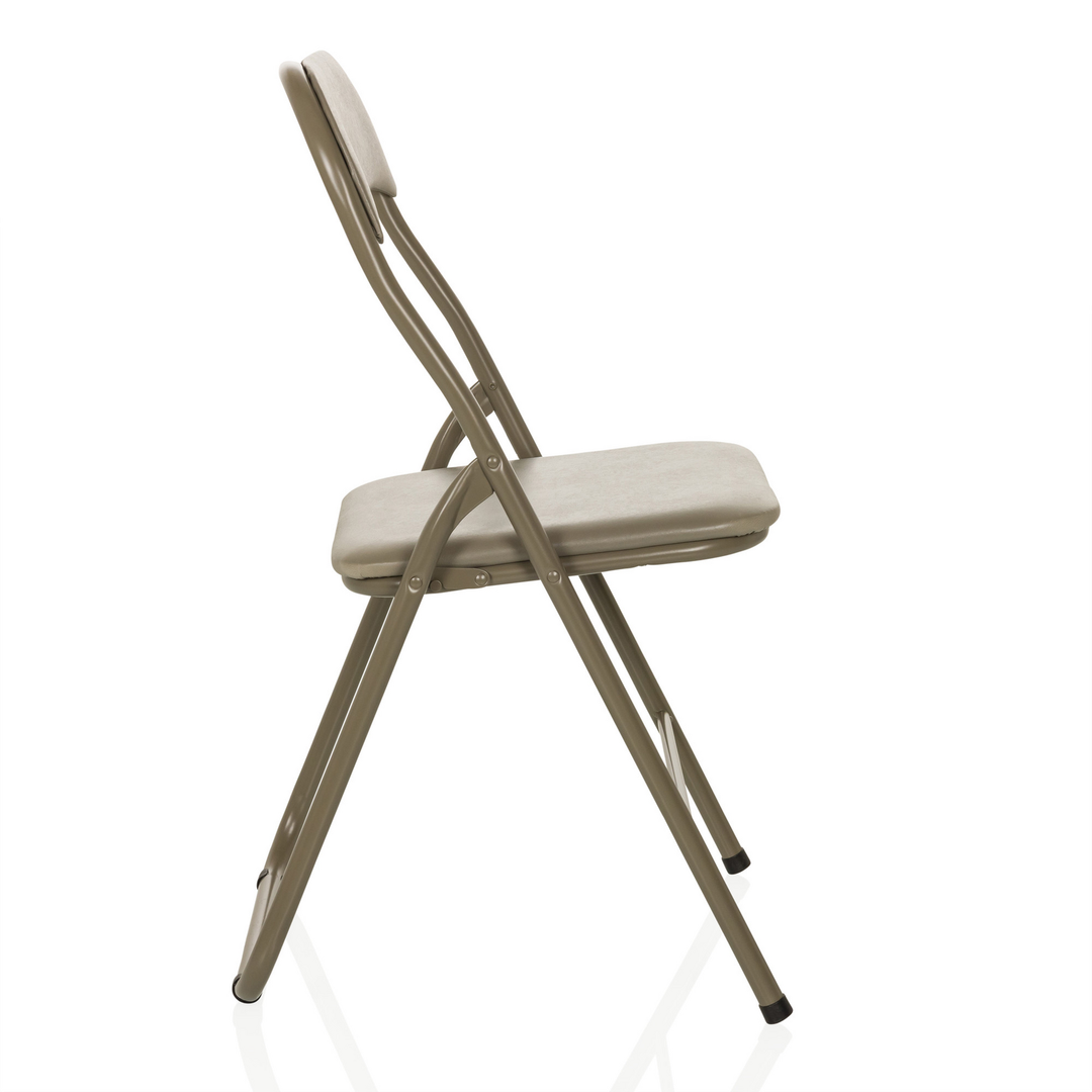Hjh Office Tudela Basic Pvc Taupe Konferenzstuhl Besucherstuhl 2 Stück B-Ware - 4064323037781