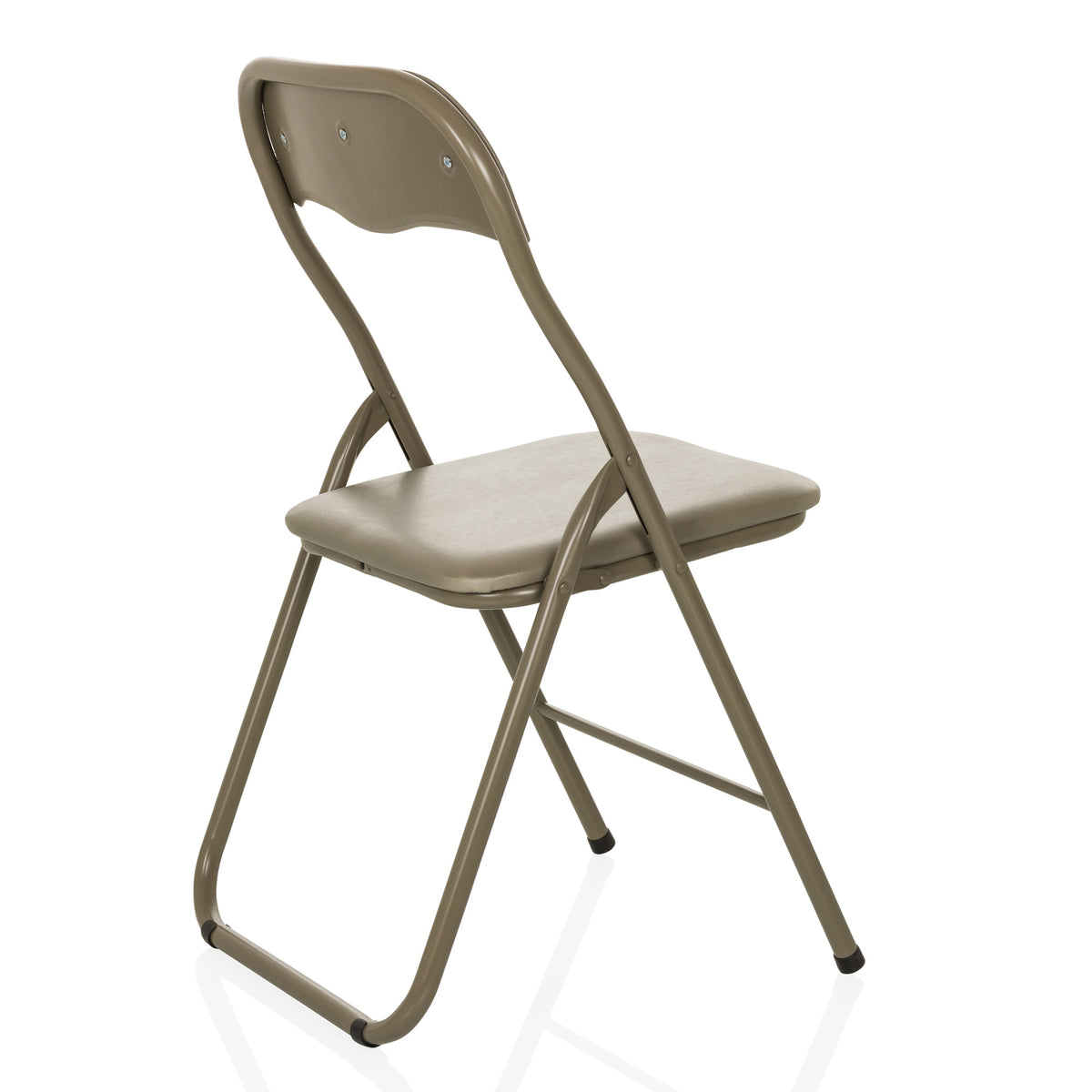hjh OFFICE TUDELA BASIC PVC taupe Konferenzstuhl Besucherstuhl Klappstuhl97 - 4064323037781