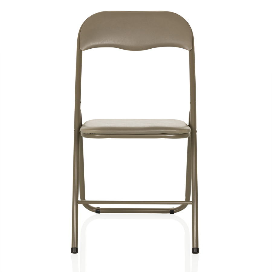 Hjh Office Tudela Basic Pvc Taupe Konferenzstuhl Besucherstuhl Klappstuhl B-Ware - 4064323037781