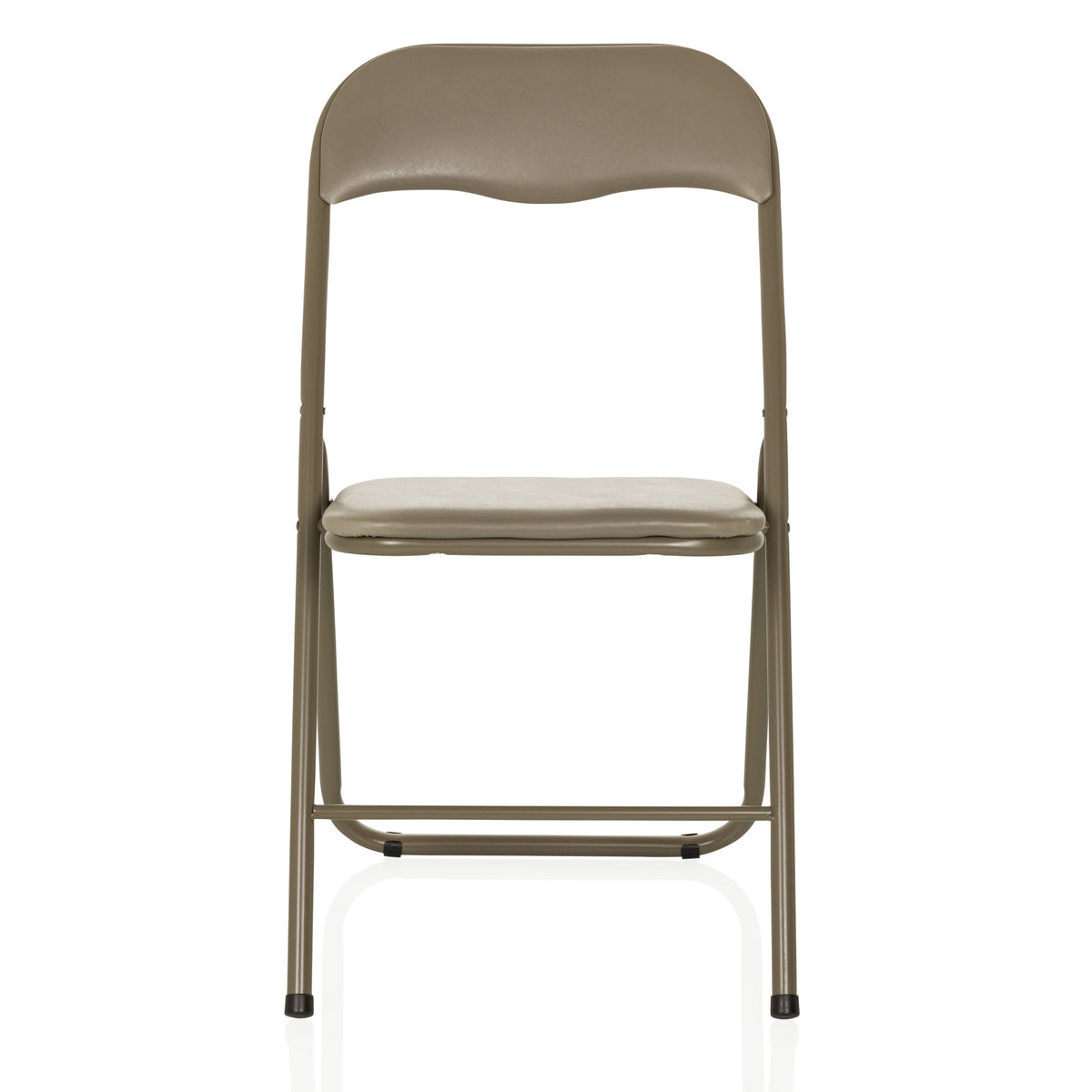 hjh OFFICE TUDELA BASIC PVC taupe Konferenzstuhl Besucherstuhl Klappstuhl97 - 4064323037781
