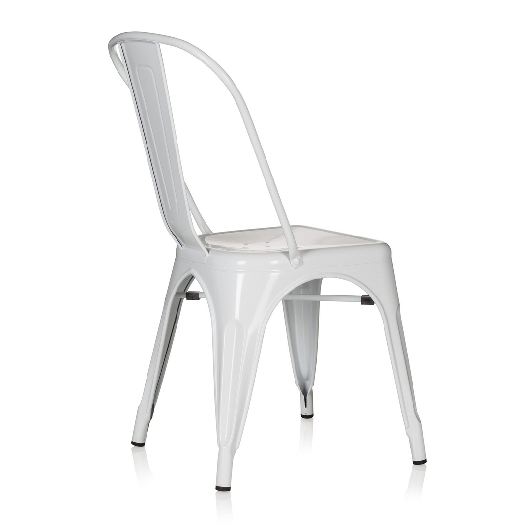 Hjh Office Stuhl Sitzmöbel Bistrostuhl Weiss Stapelbar Gastronomie Sitz B-Ware - 4251084662363
