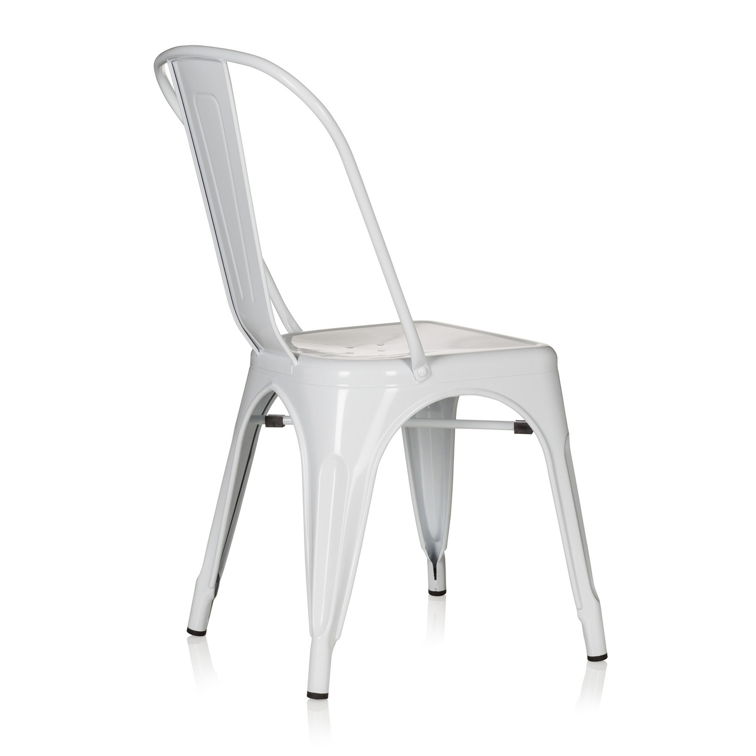 B-Ware Hjh Office Stuhl Sitzmöbel Bistrostuhl Weiss Stapelbar Gastronomie Sitz152 - 4251084662363