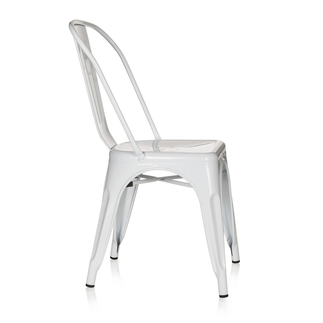 Hjh Office Stuhl Sitzmöbel Bistrostuhl Weiss Stapelbar Gastronomie Sitz B-Ware - 4251084662363