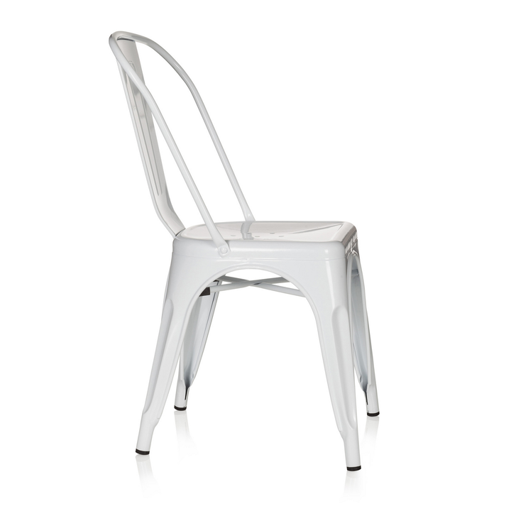 Hjh Office Stuhl Sitzmöbel Bistrostuhl Weiss Stapelbar Gastronomie Sitz B-Ware - 4251084662363