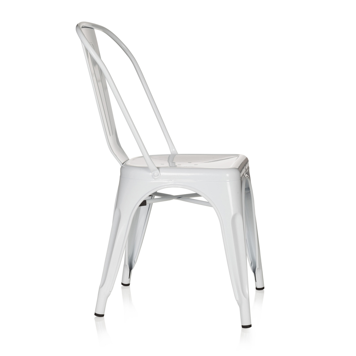 B-Ware Hjh Office Stuhl Sitzmöbel Bistrostuhl Weiss Stapelbar Gastronomie Sitz152 - 4251084662363