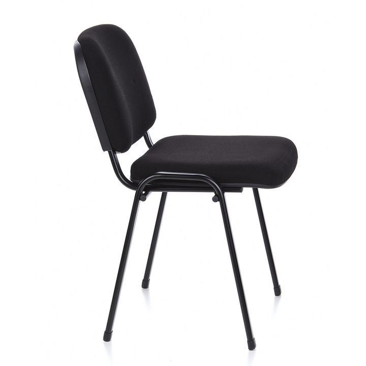 Hjh Office Vierfußstuhl Sitzgelegenheit Besucherstuhl Schwarz Stoff 4er Pack   B-Ware - 4251084663421
