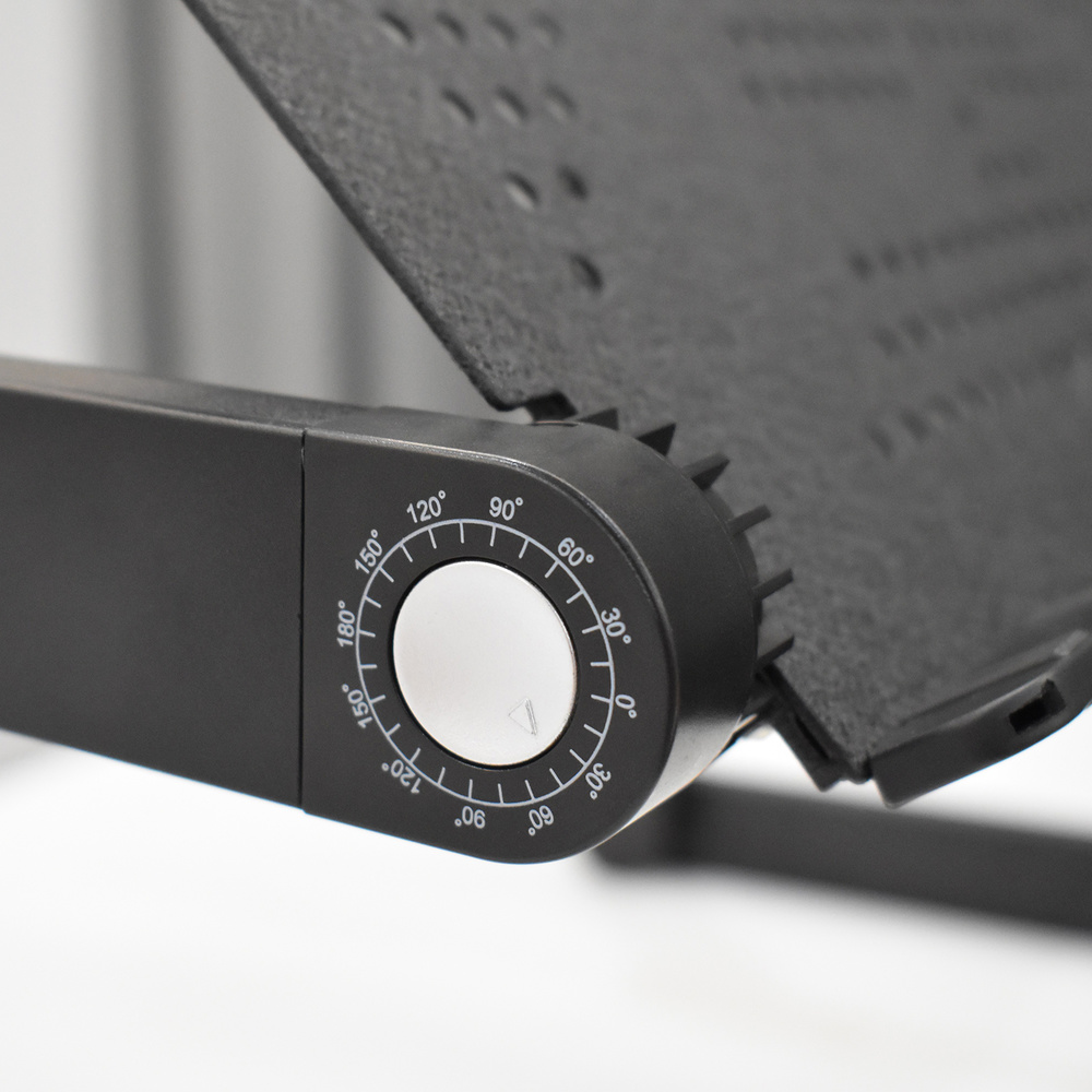 B-Ware Hjh Office Sitz Steh Schreibtischaufsatz Laptopständer Klappbar Schwarz - 4064323013068