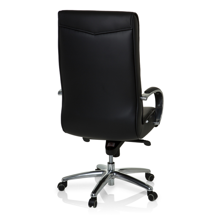 Hjh Office Bürostuhl Chefsessel Leder Xxl Schwarz 150kg Ergonomisch B-Ware - 4260284083915