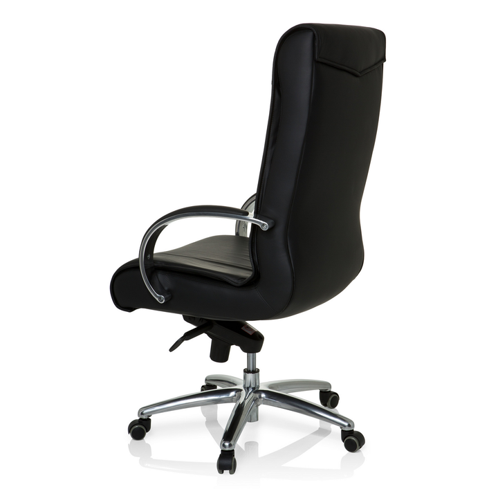 Hjh Office Bürostuhl Chefsessel Leder Xxl Schwarz 150kg Ergonomisch B-Ware - 4260284083915