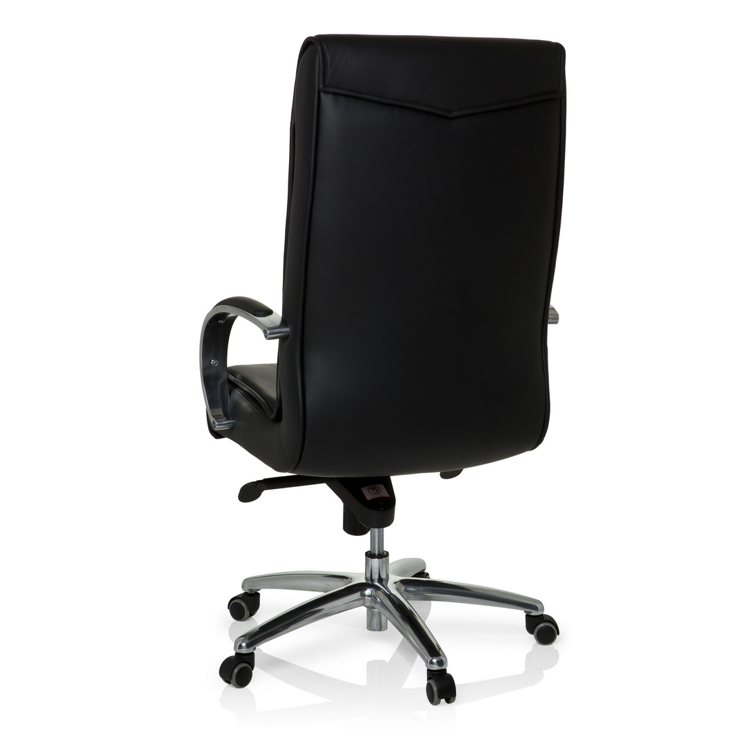 Hjh Office Bürostuhl Chefsessel Leder Xxl Schwarz 150kg Ergonomisch B-Ware - 4260284083915
