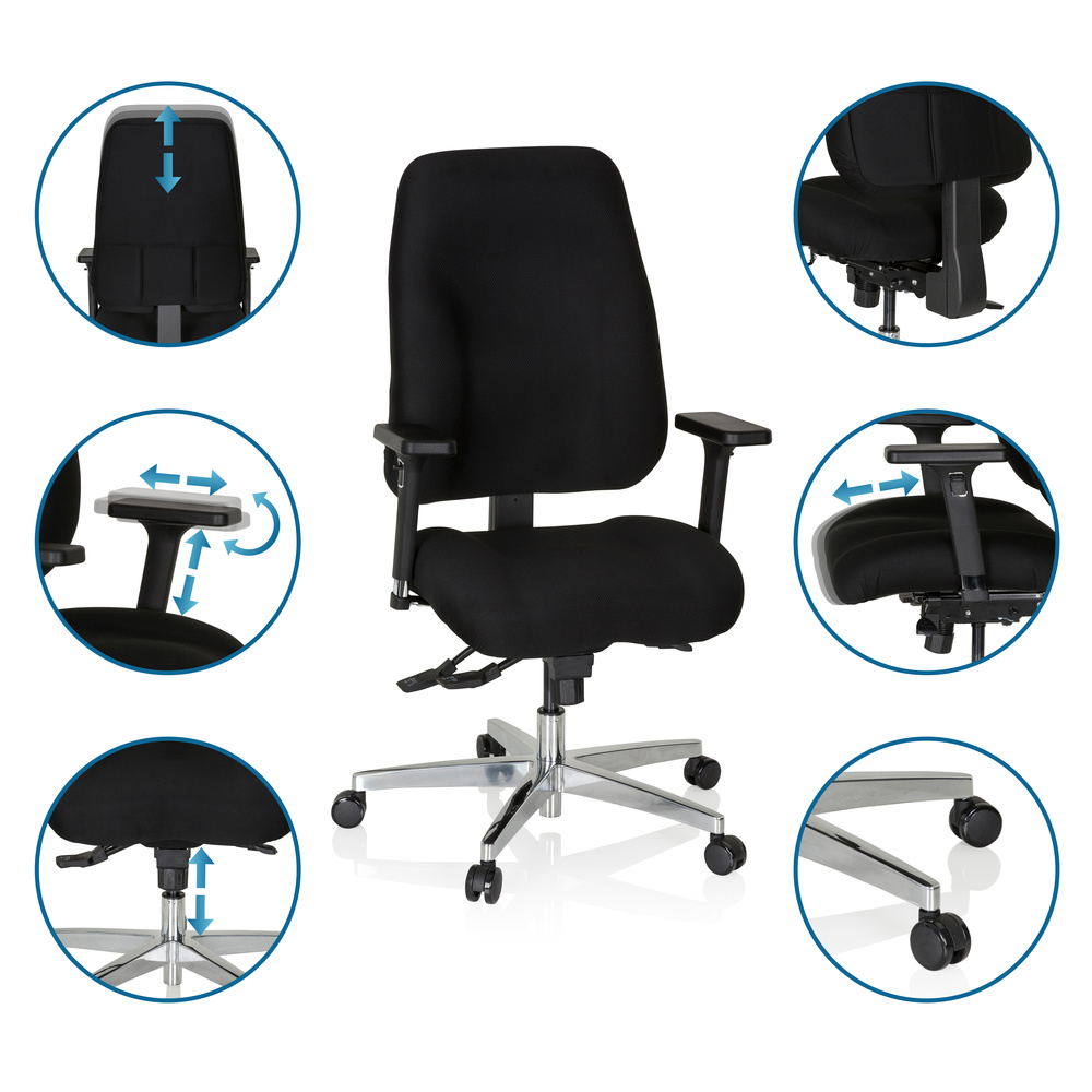 Hjh Office Zenit Comfort Profi Bürostuhl Stuhl Drehstuhl Schreibtischstuhl B-Ware - 4251084668396