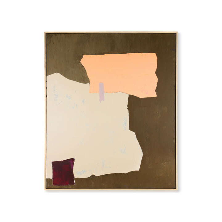 B-Ware H Kliving Abstraktes Gemälde Bild Kunstbild Kunstgemälde Wanddeko 100x120 Cm Nude - 8718921040303