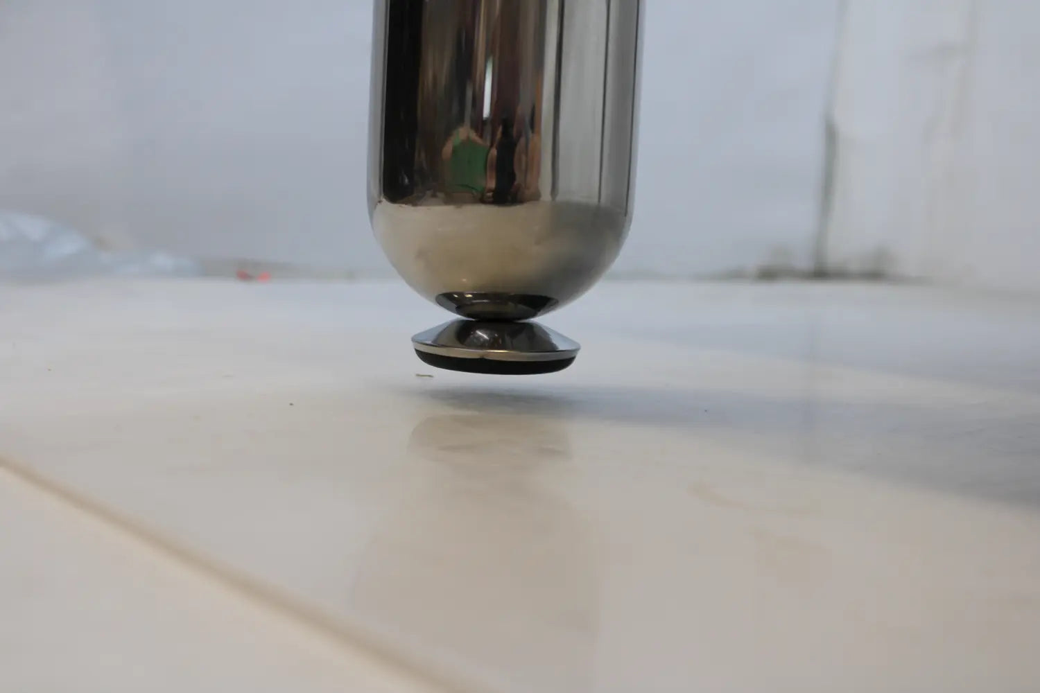 B-Ware H Kliving Chrom Loungesessel Sessel Sitz Couch Samtbraun Retro Siehe Text/Foto - 8718921054577