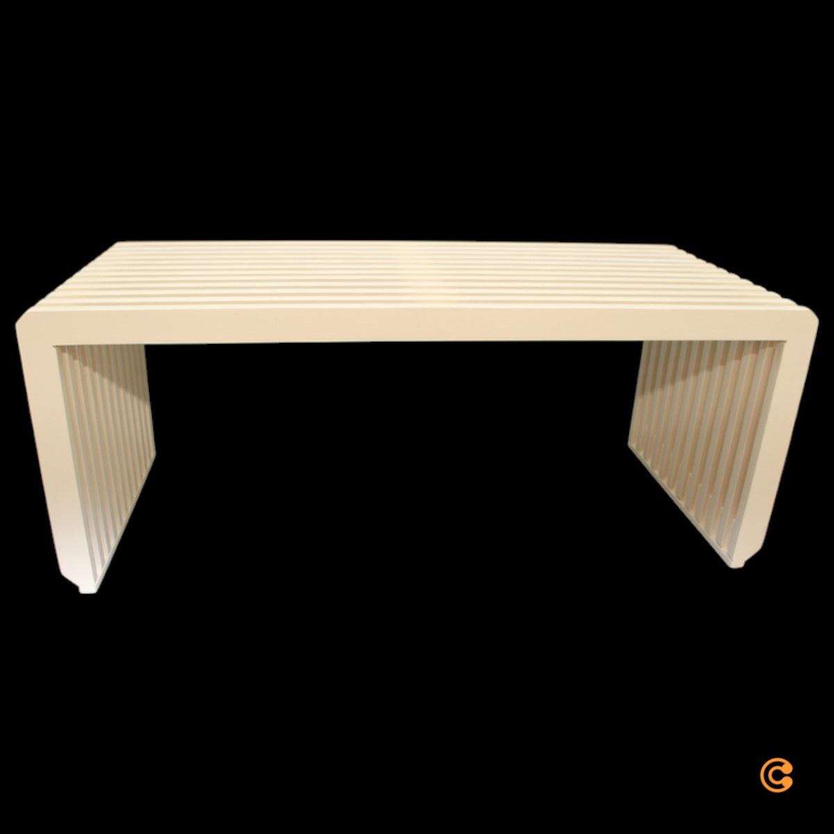HKliving Slatted Bank Sitzbank Gartenbank Hocker Designerbank SIEHE TEXT/FOTO - 8718921037068