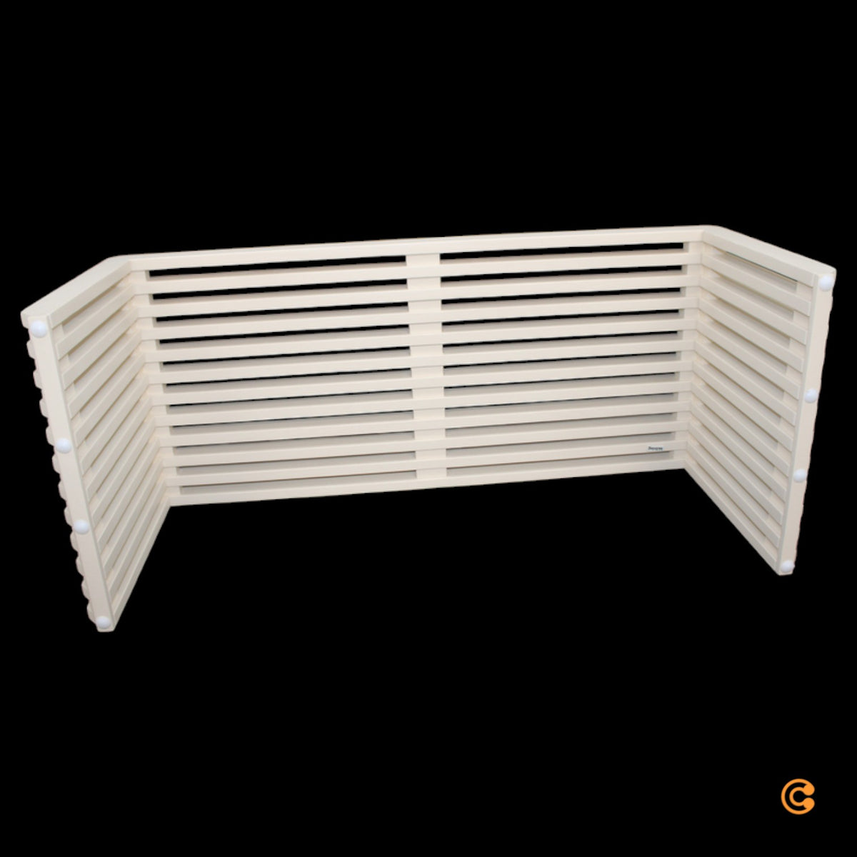 HKliving Slatted Bank Sitzbank Gartenbank Hocker Designerbank SIEHE TEXT/FOTO - 8718921037068