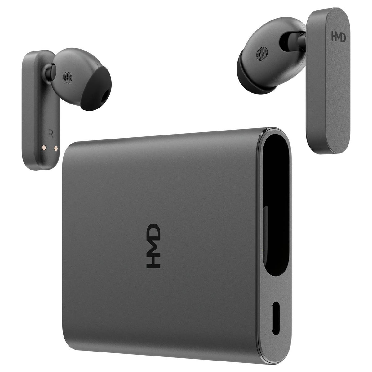 HMD Kopfhörer Ohrhörer Earbuds Amped Buds Schwarz Bluetooth Ladebehälter inEar - 6438409075741