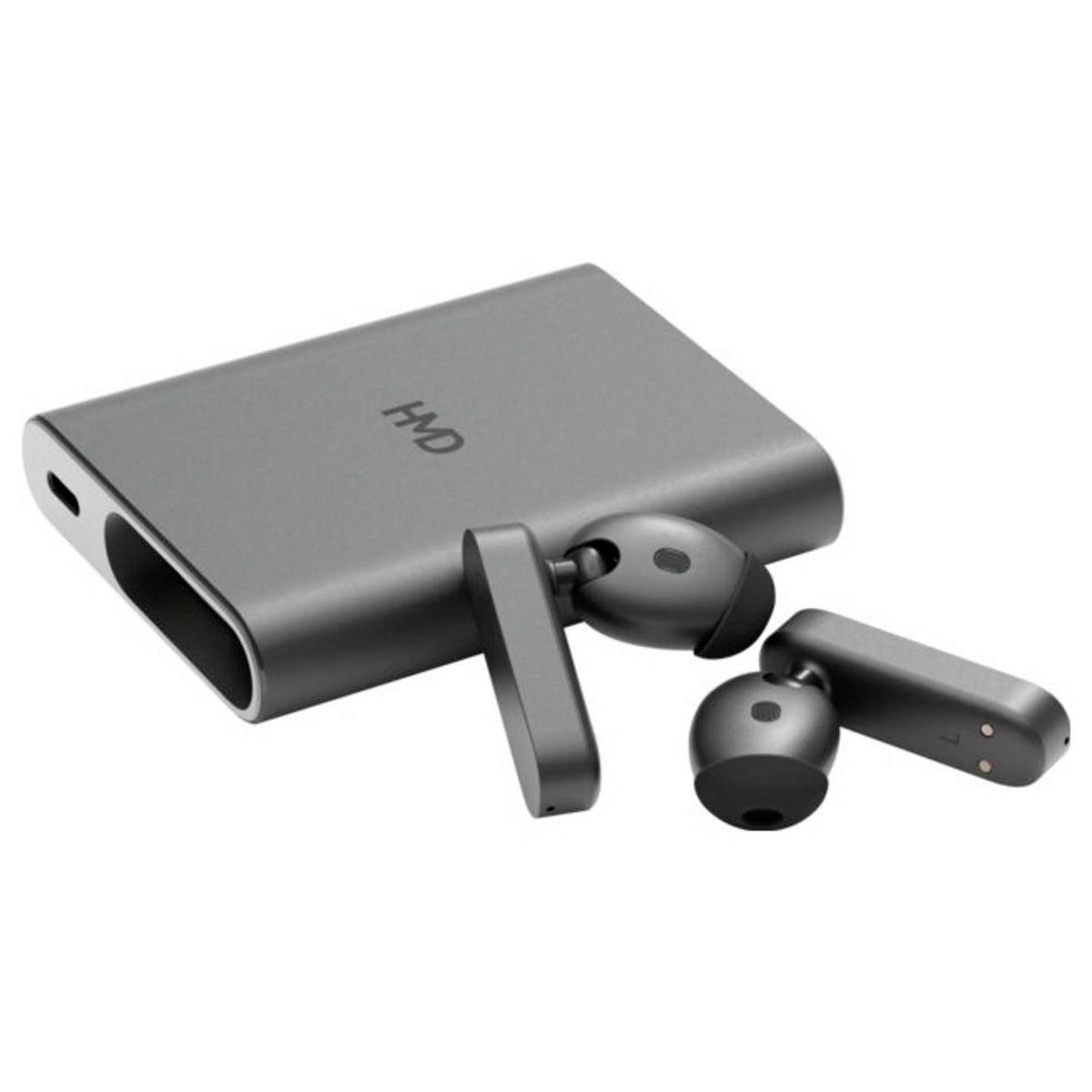 HMD Kopfhörer Ohrhörer Earbuds Amped Buds Schwarz Bluetooth Ladebehälter inEar - 6438409075741