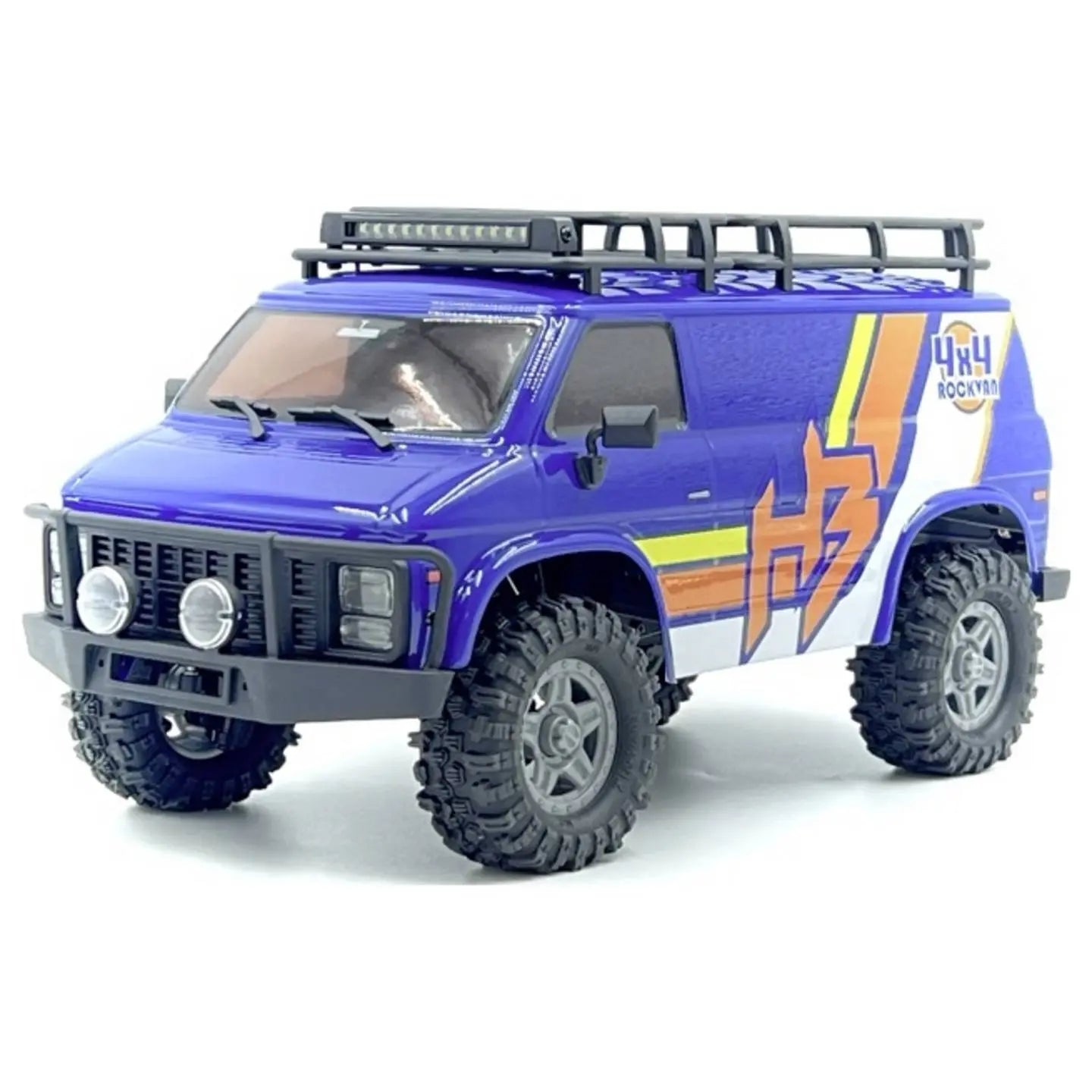 B-Ware Hobby Plus Rc Modellauto Crawler Geländewagen 1:18 Cr18 P Evo V2 Blau Rock Van - 8101005153172