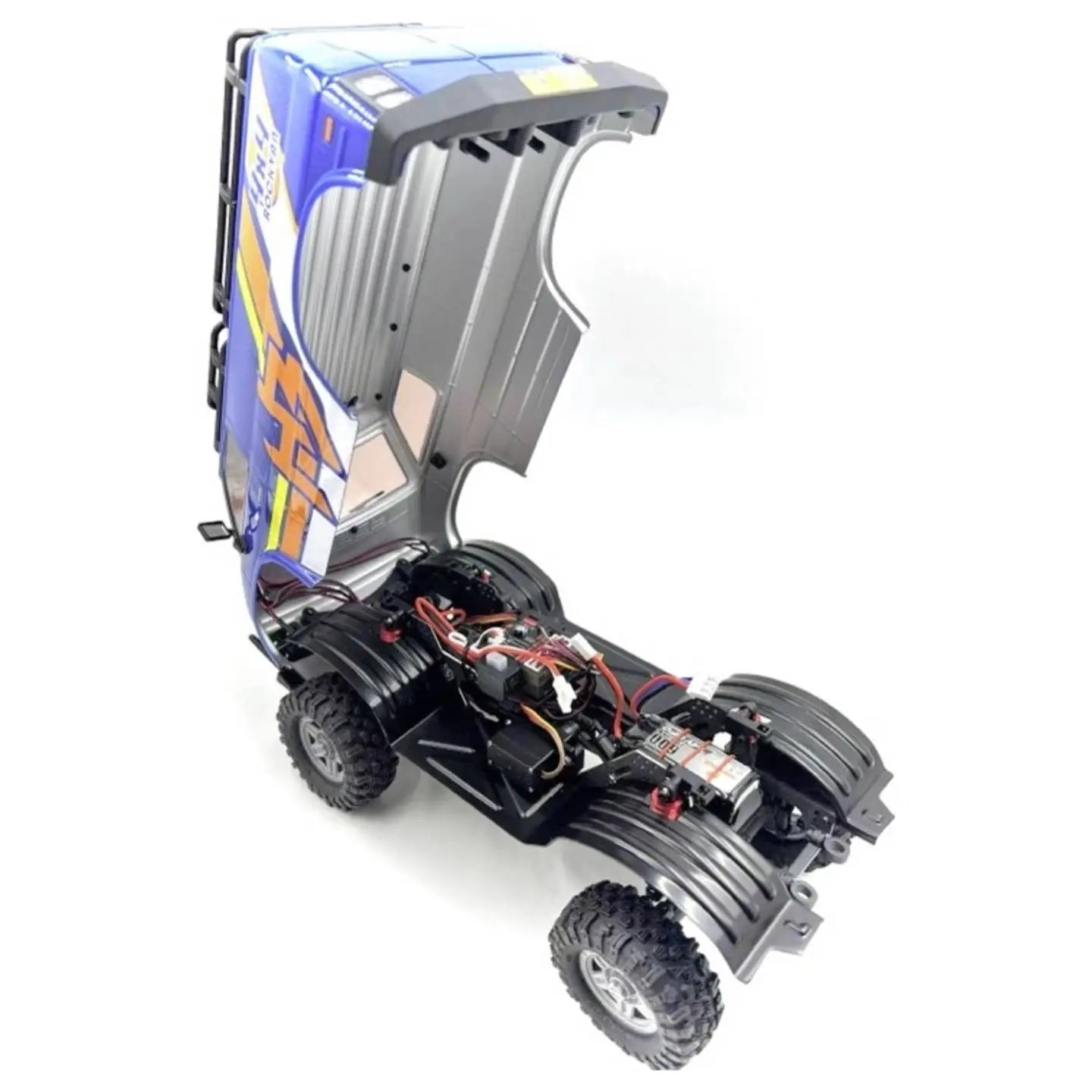 B-Ware Hobby Plus Rc Modellauto Crawler Geländewagen 1:18 Cr18 P Evo V2 Blau Rock Van - 8101005153172