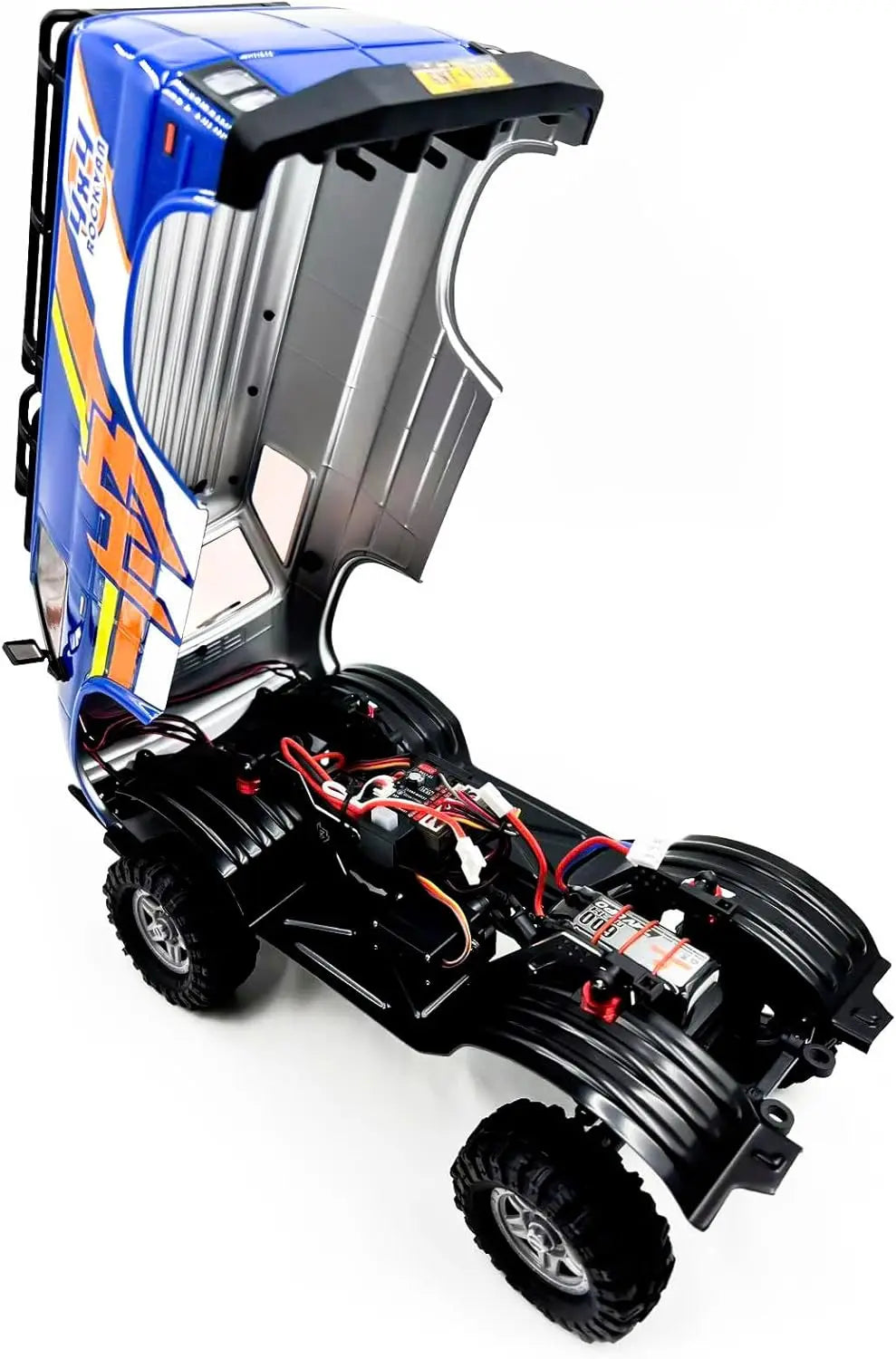 B-Ware Hobby Plus Rc Modellauto Crawler Geländewagen 1:18 Cr18 P Evo V2 Blau Rock Van - 8101005153172