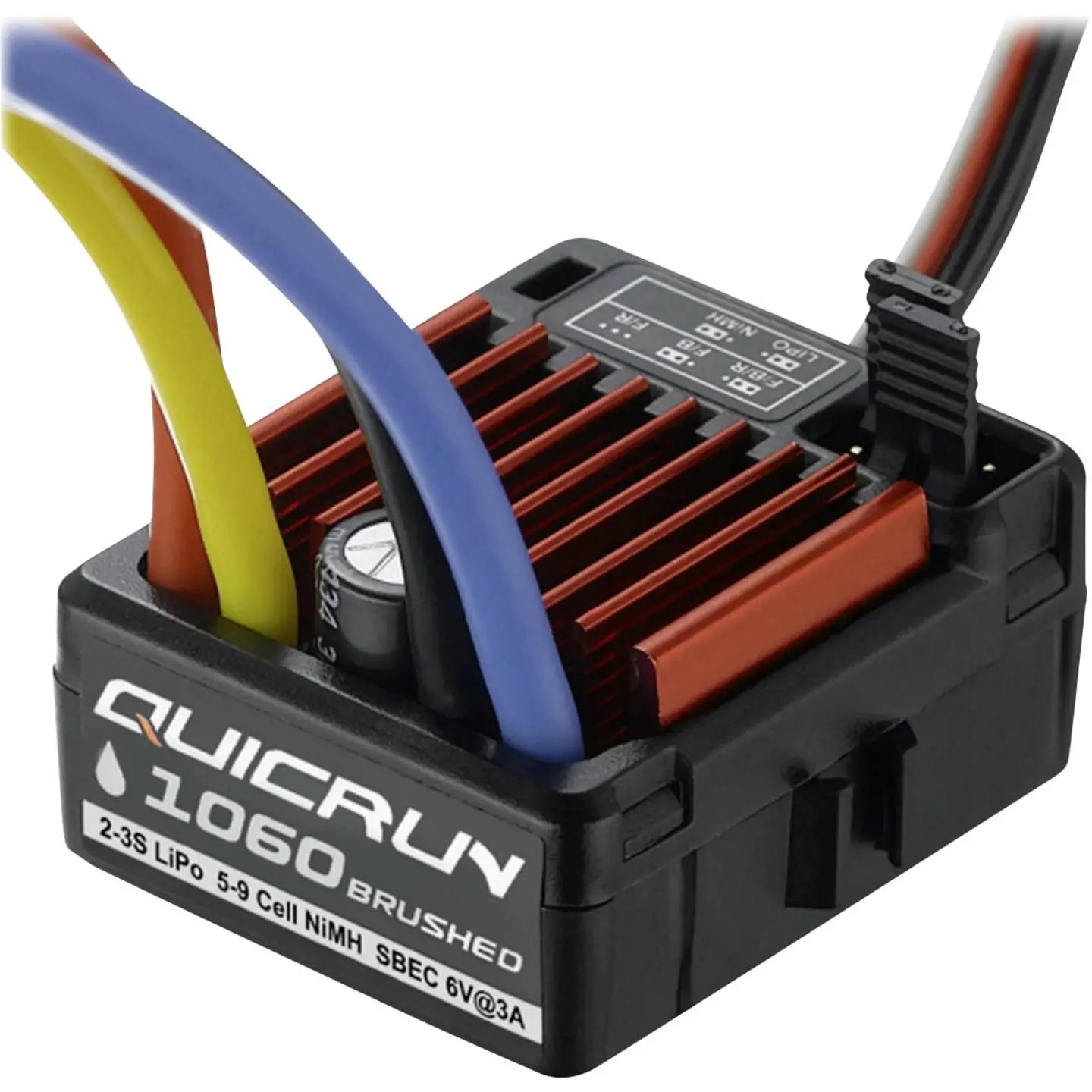 B-Ware Hobbywing Quic Run Fahrtregler Controller Brushed T Stecker 60 A Automodell875 - 6938994413176