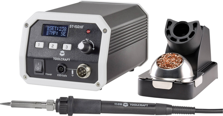 Toolcraft St 150 Hf Hochfrequenz Lötstation Digital 150 W 50 Bis 480 °C B-Ware - 4053199516568