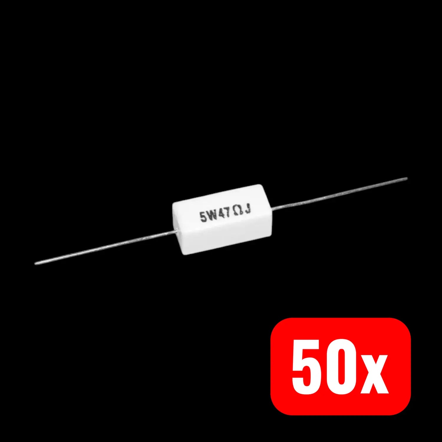 B-Ware Vitr Ohm Widerstand Drahtwiderstand Hochlast Tht 3.3 Ohm 5 W Bulk 50 Stück - 2050011786514