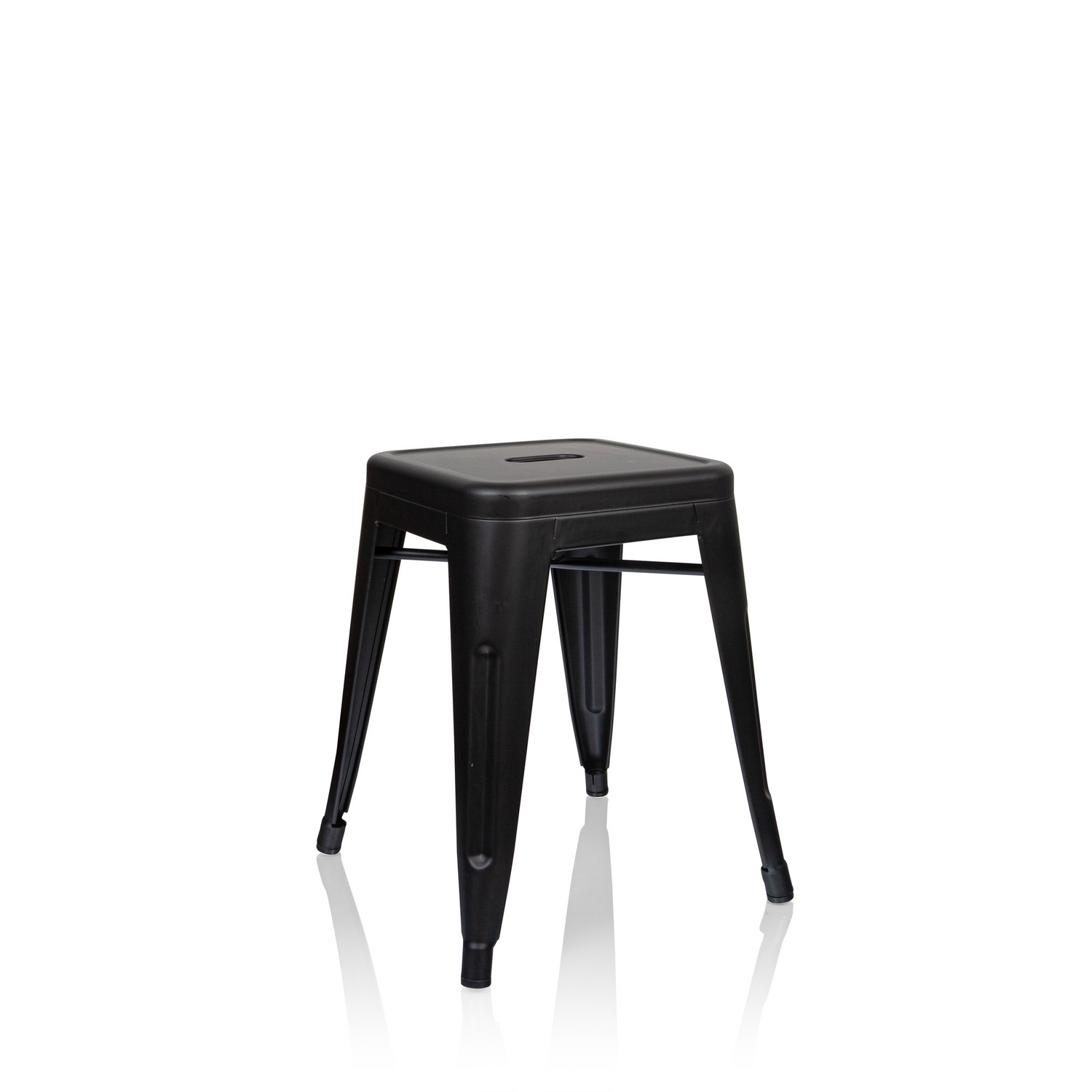 B-Ware Hjh Office Hocker Sitzgelegenheit Vantaggio Metall Bistrohocker Schwarz Matt - 4064323028628
