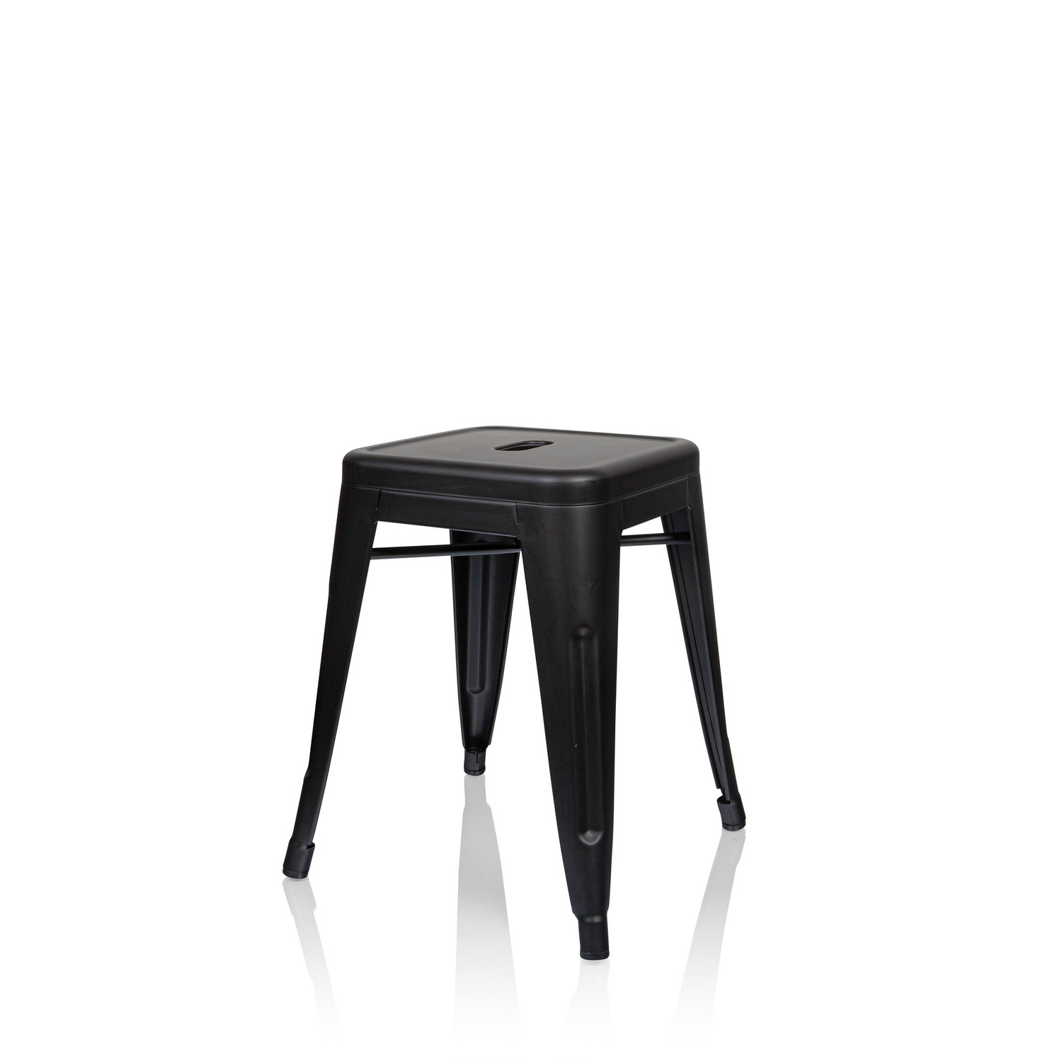 B-Ware Hjh Office Hocker Sitzgelegenheit Vantaggio Metall Bistrohocker Schwarz Matt - 4064323028628