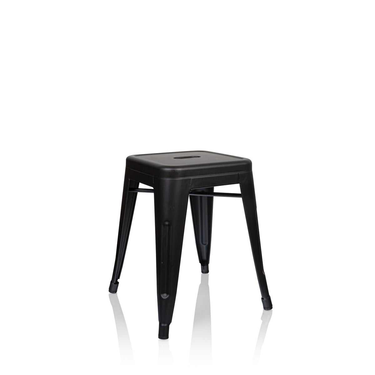 hjh OFFICE Hocker Sitzgelegenheit VANTAGGIO Metall Bistrohocker schwarz matt - 4064323028628