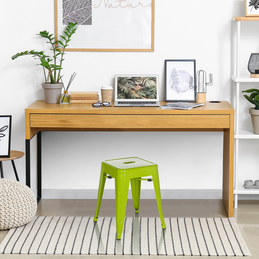 B-Ware Hjh Office Hocker Sitzgelegenheit Vantaggio Metallic Grün Stapelbar Gastronomie - 4064323035251