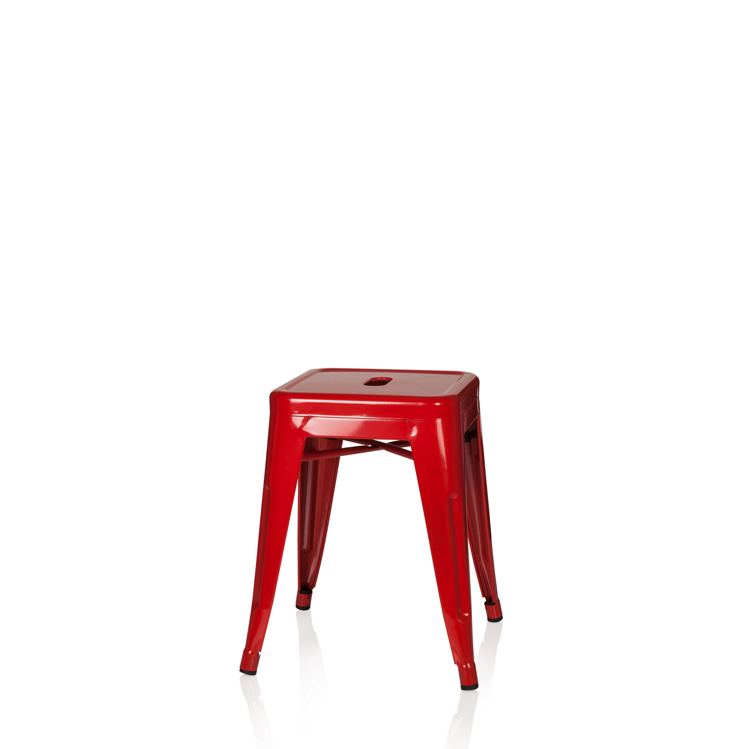 B-Ware Hjh Office Hocker Sitzgelegenheit Vantaggio Hocker Rot Stapelbar Gastronomie - 4251084662233