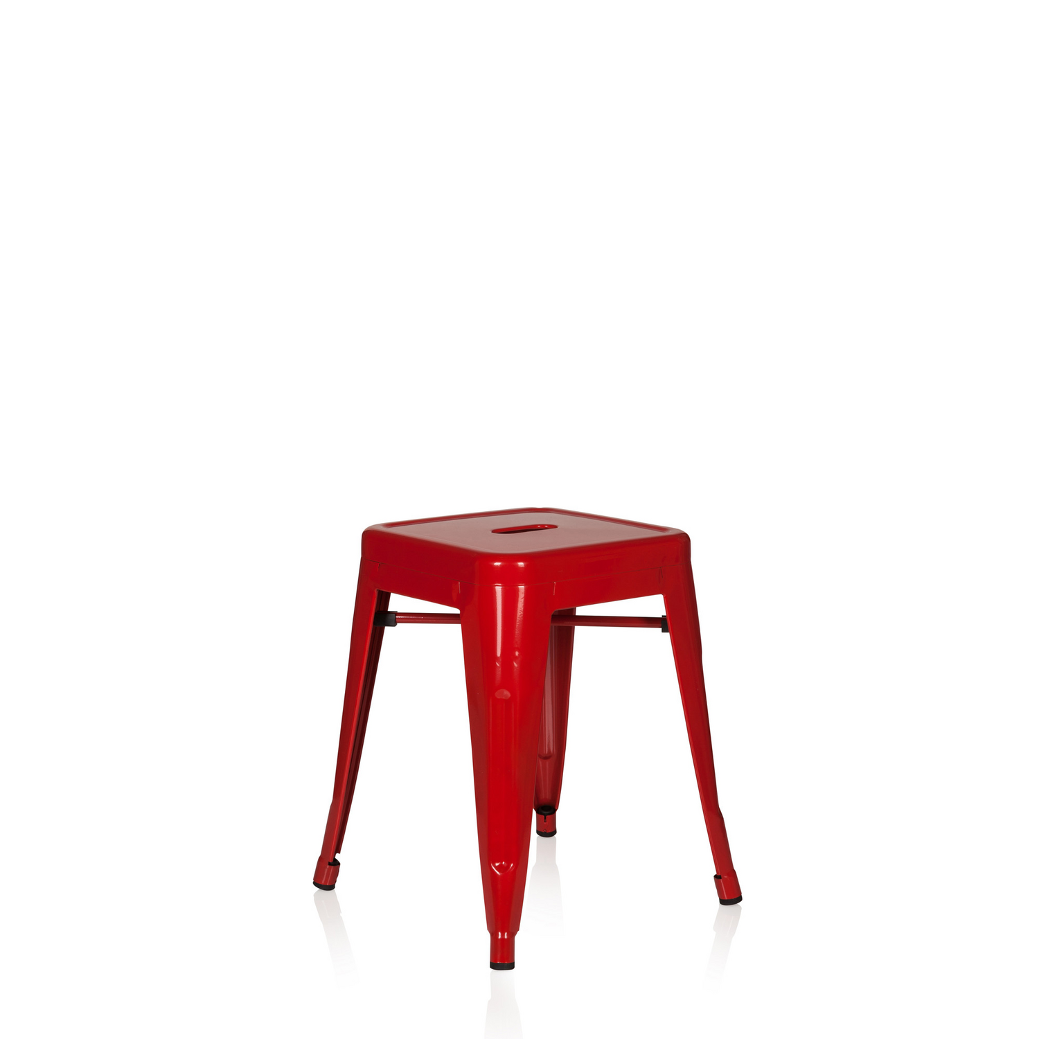 B-Ware Hjh Office Hocker Sitzgelegenheit Vantaggio Hocker Rot Stapelbar Gastronomie - 4251084662233