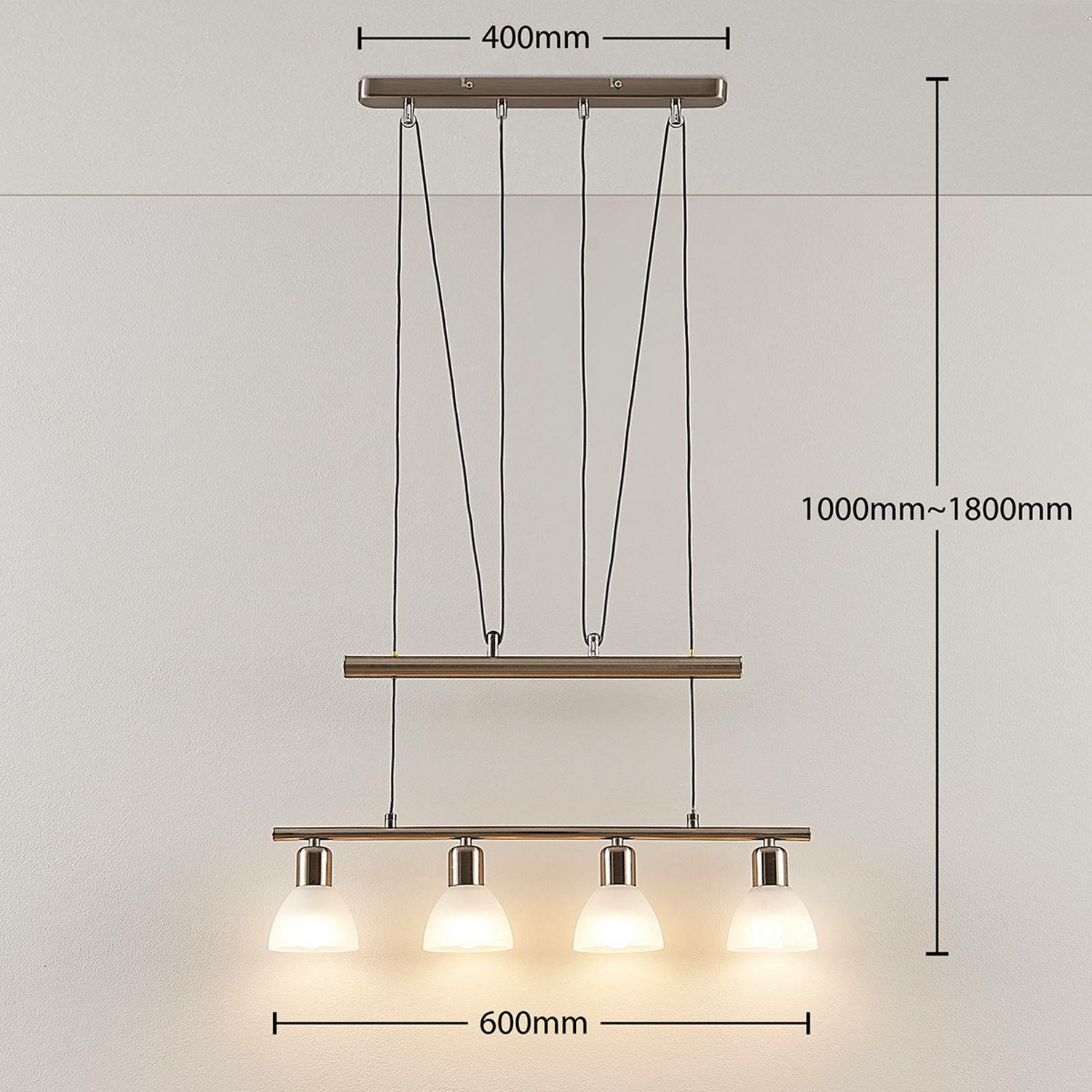 B-Ware Lindby Höhenverstellbare Led Balken Pendelleuchte Gwendolin Pendelleuchte Lampe E - 4251096542776