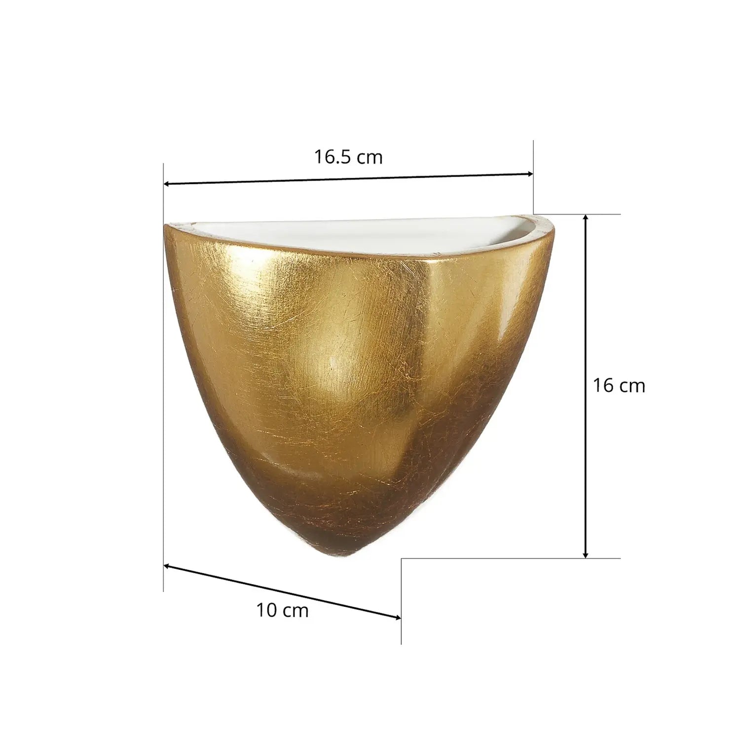 B-Ware Holländer Wandleuchte Matteo Piccola Wandlampe Leuchte Lampe Mit Blattgold G9 - 4250151324678